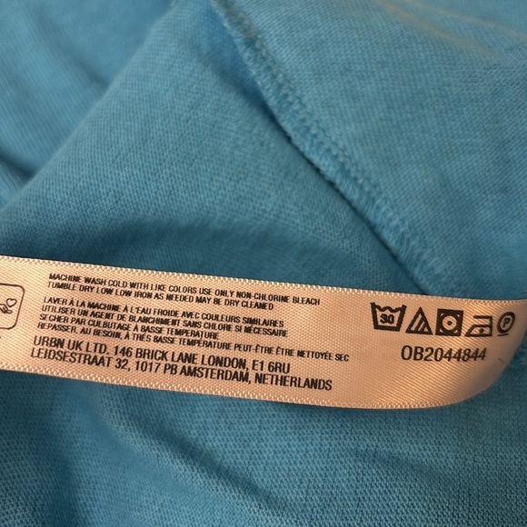 NEW! FREE PEOPLE Free-est MONA Shorts Romper Size XS TROPICAL BLUE Turquoise - Picture 15 of 16